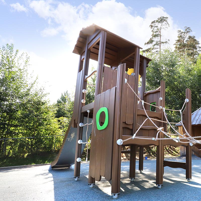 With a range of activities tailored for toddlers, this playground is the ideal spot for spirited role-play fun!