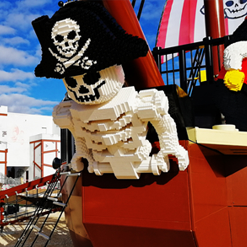 A LEGO pirate