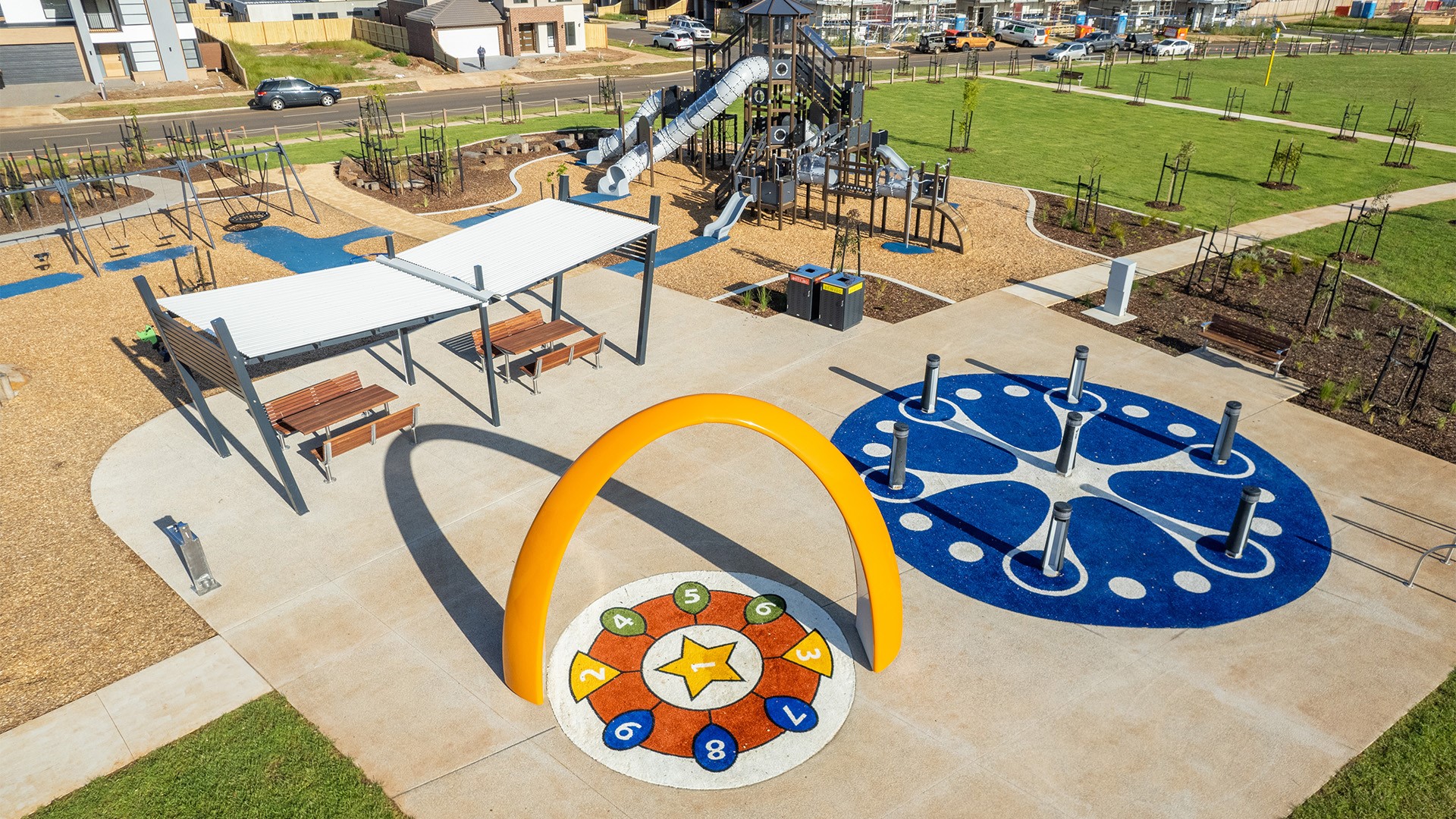 Olivia's Estate in Truganina, Australia, was installed by Lark Industries