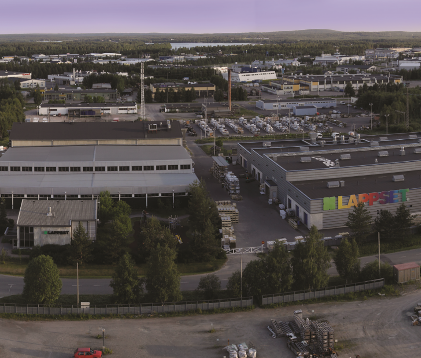 Lappset HQ and factory in Rovaniemi, Finland