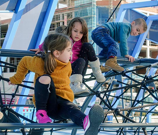 Bespoke playground in Madrid Spain