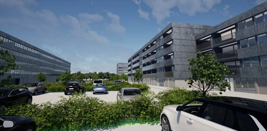 Kommende facade hos E/F Hørsholm Park