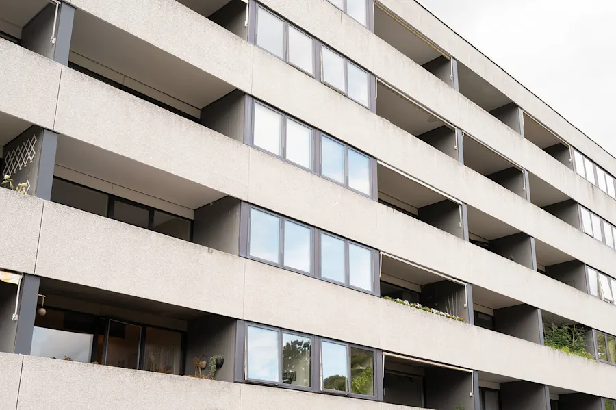 Detaljebillede af Hørsholm park før renoveringen 