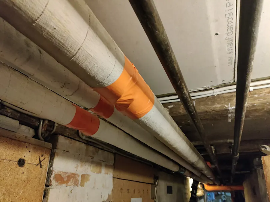 VVS-installationer hos A/B Sankt Hans Gade 16-16A før projektet
