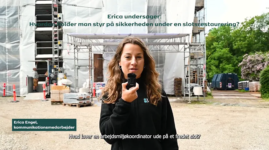 Erica undersøger: Hvordan holder man styr på sikkerheden under en slotsrestaurering?