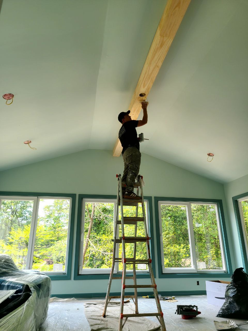 Demo and rebuild Sunroom