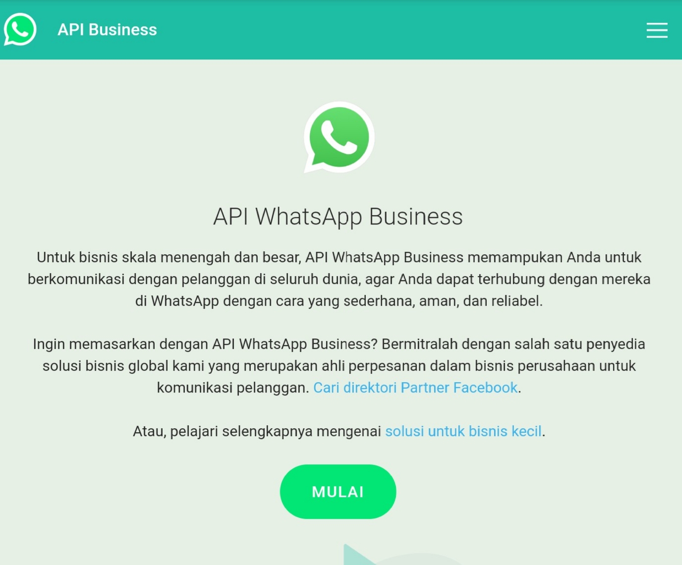 WhatsApp Business API Dan Kegunaannya