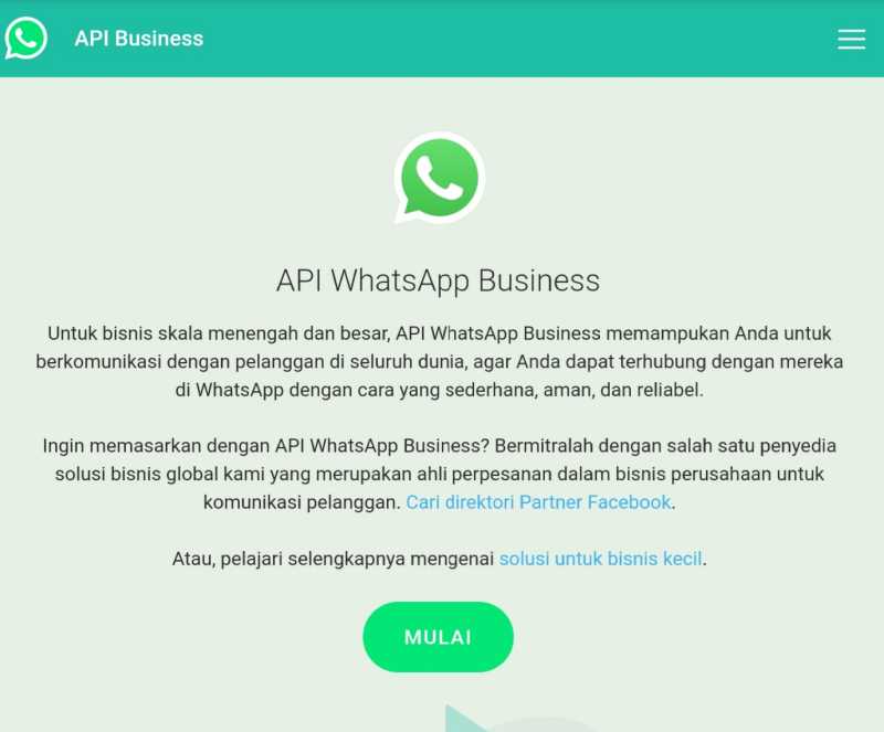 WhatsApp Business API dan Kegunaannya