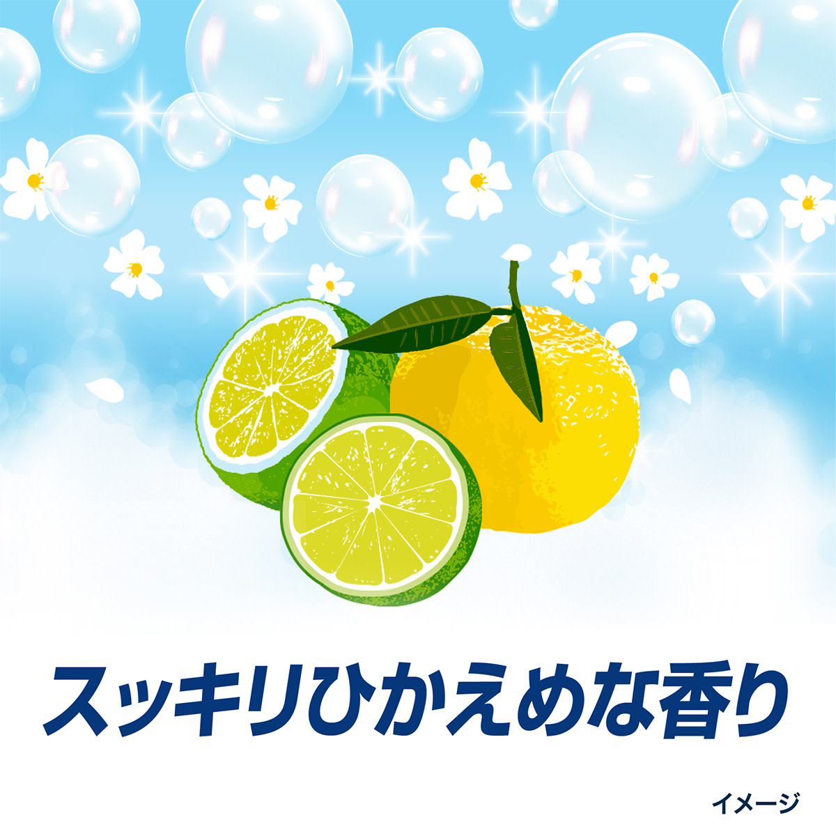 スッキリひかえめな香り