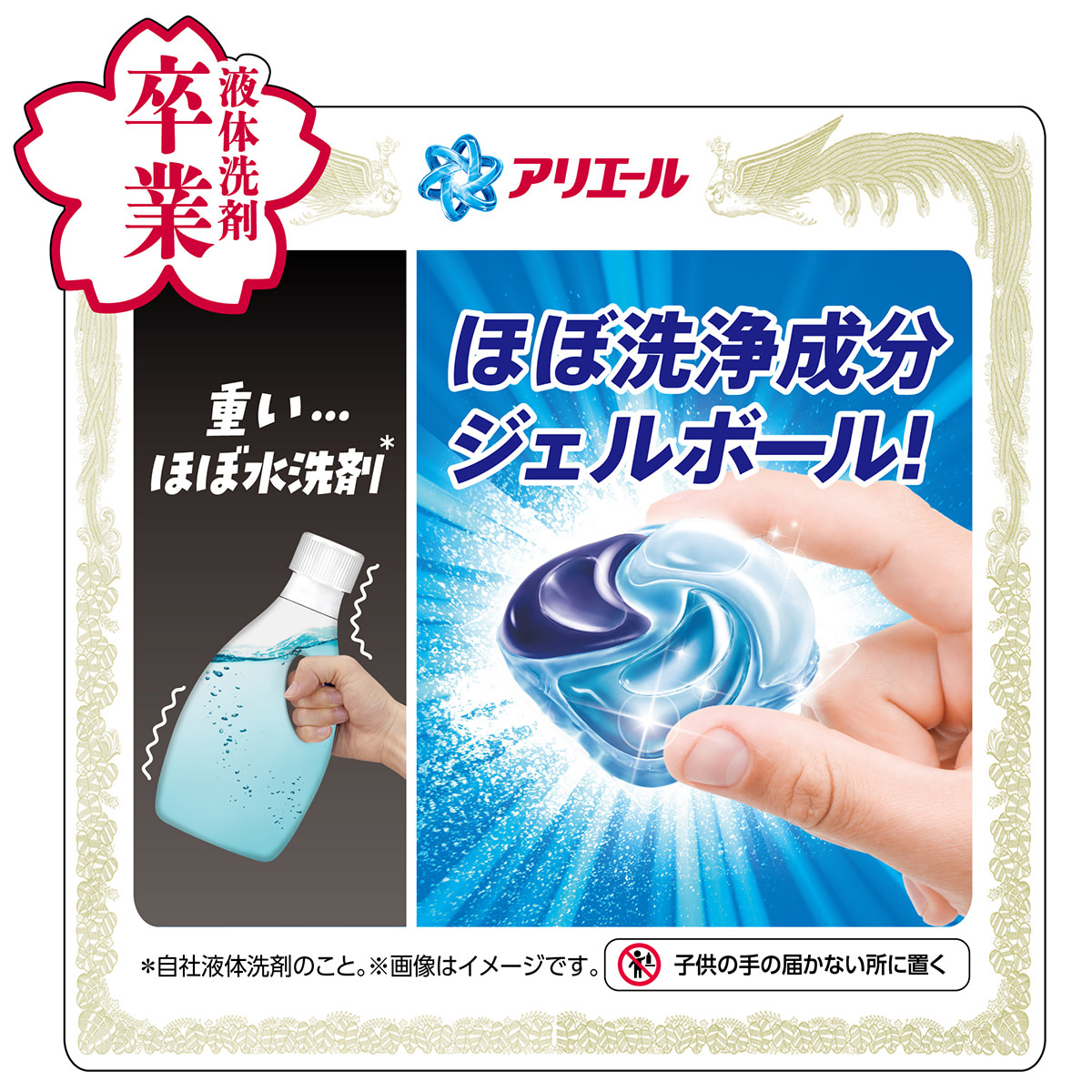 ほぼ洗浄成分ジェルボール！