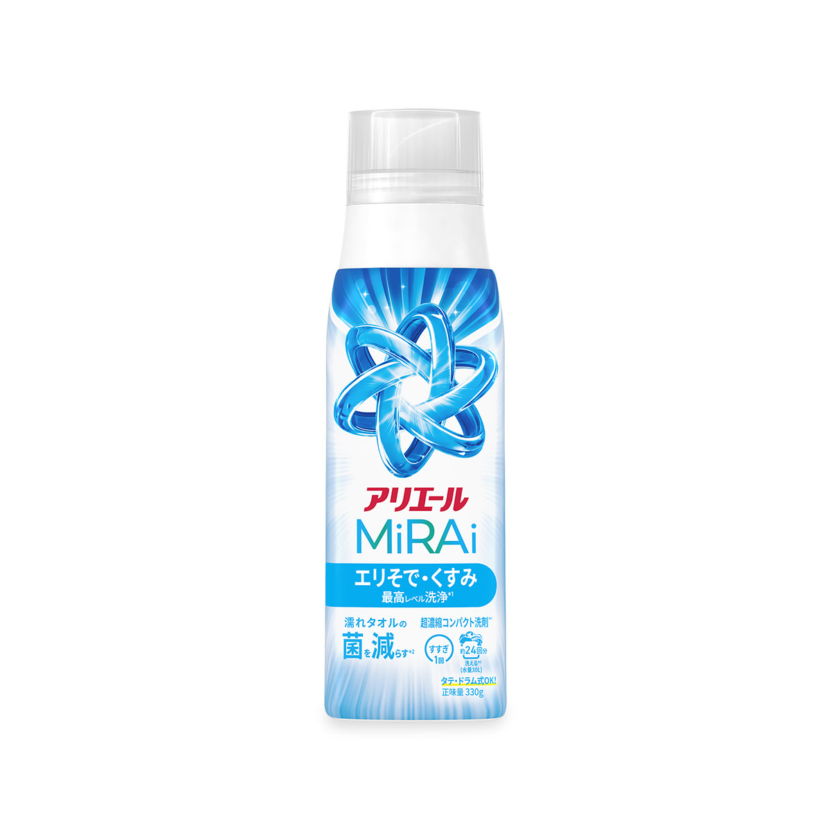 アリエールMiRAi 洗浄プラス 表面