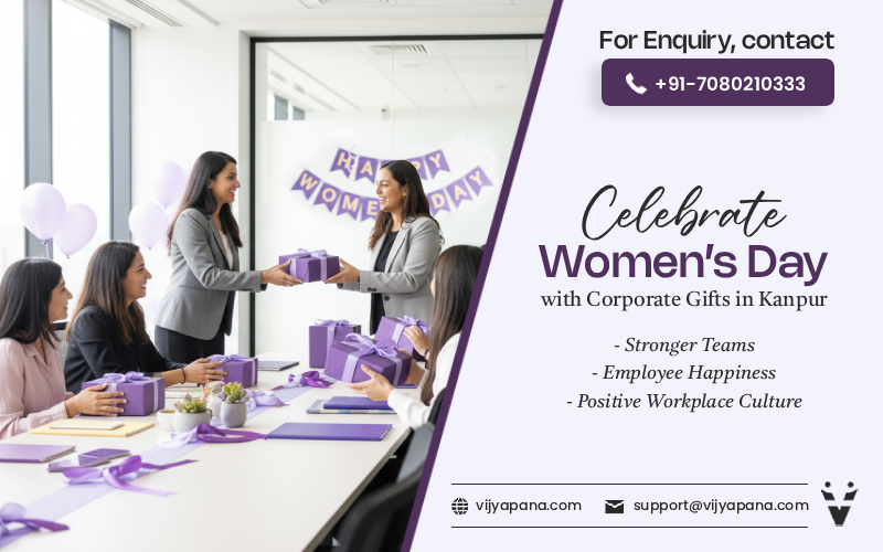 Employee appreciation with Women’s Day corporate gifts in office
