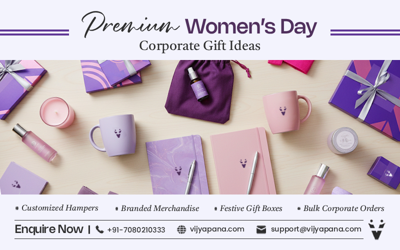 Women’s Day corporate gift ideas including hampers and branded office gifts