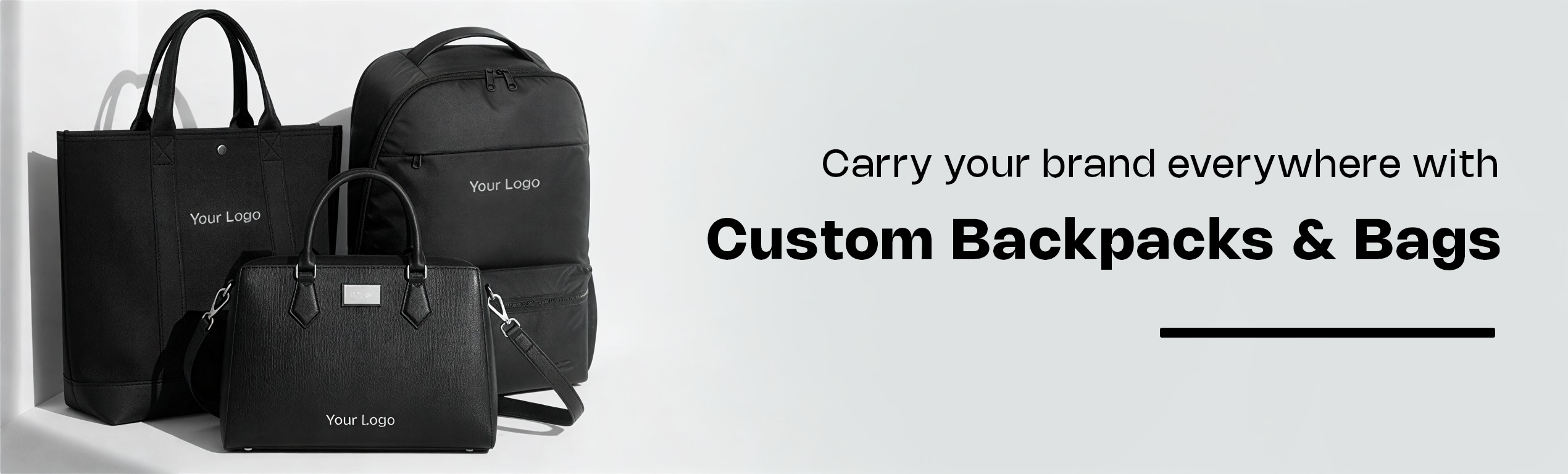 Custom backpacks, tote bags, laptop backpacks, trolley bags, office bags, and laptop sleeves