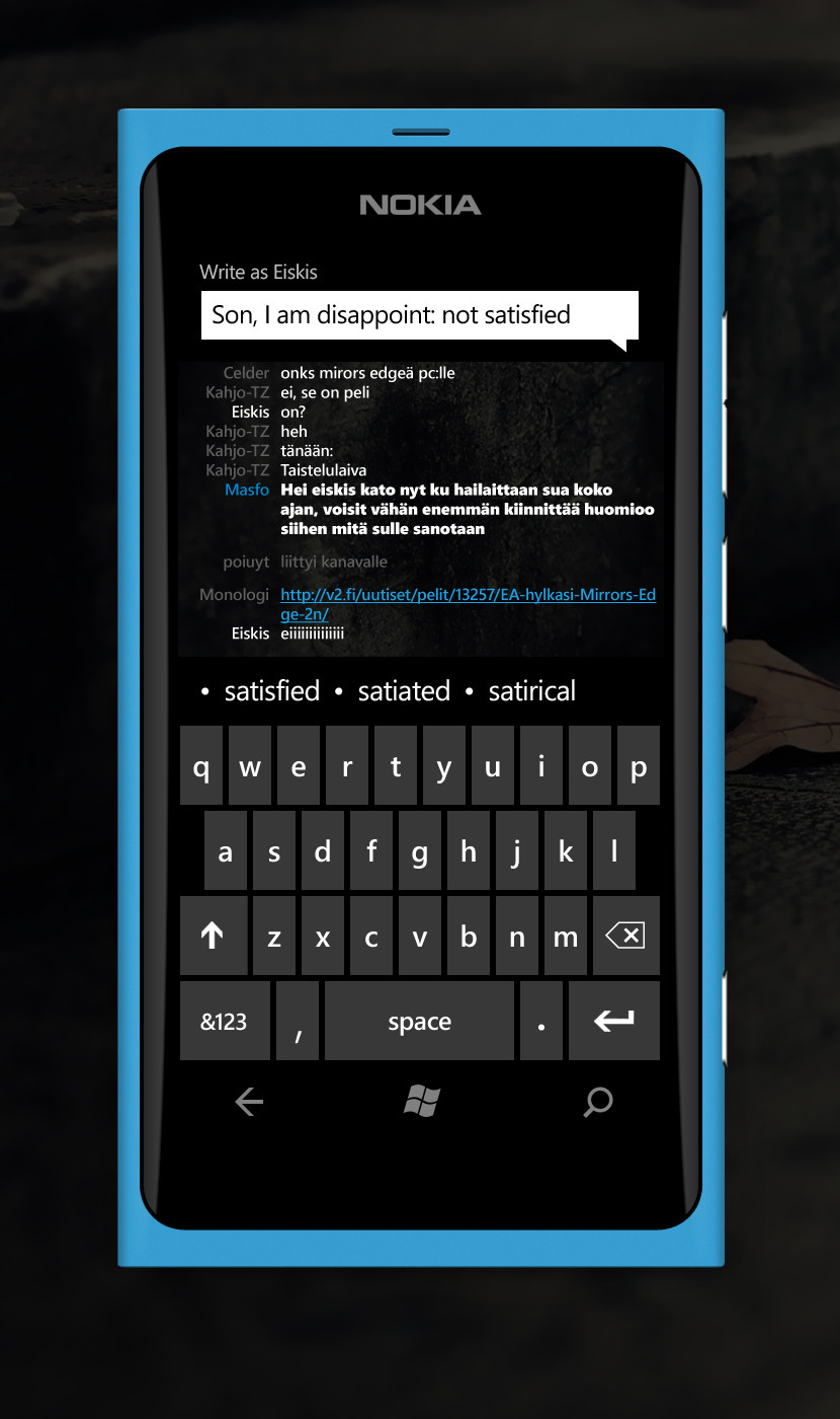 wp7 input