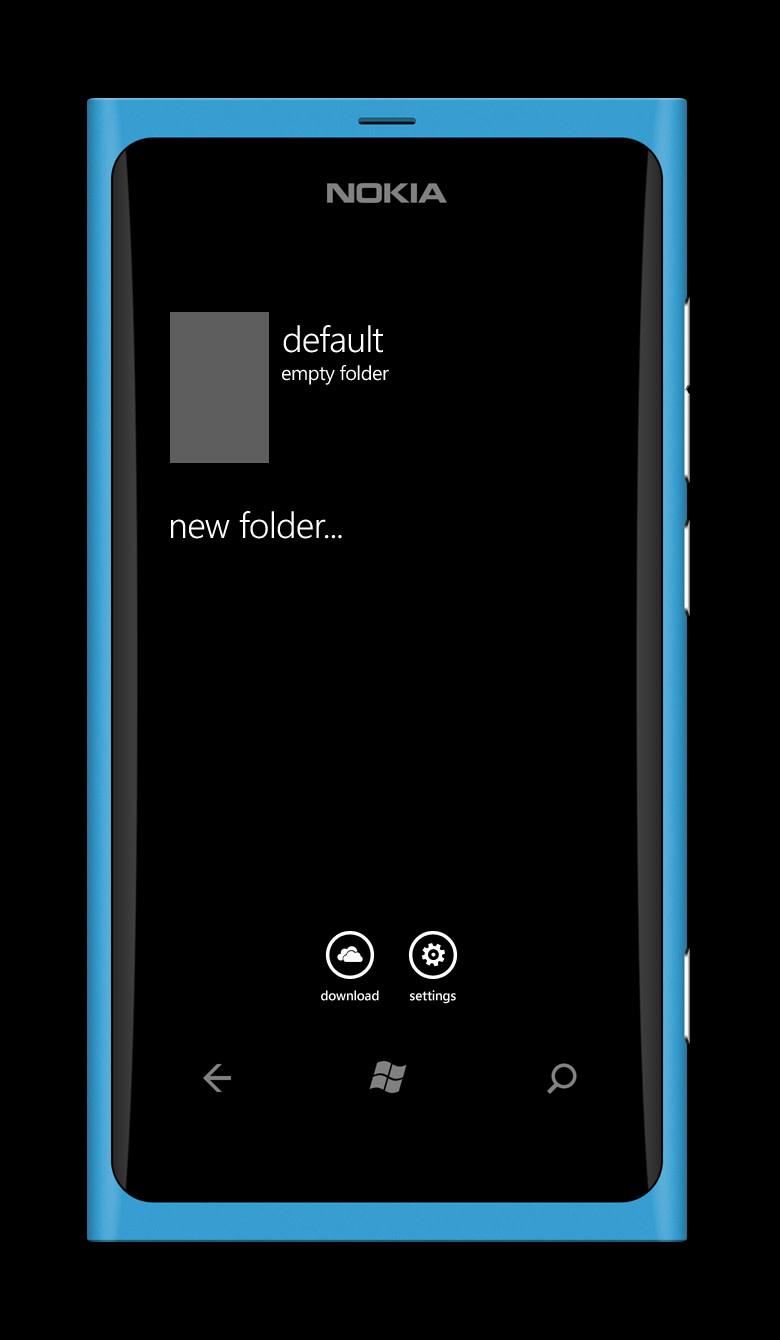 Comics for Windows Phone: folders-empty