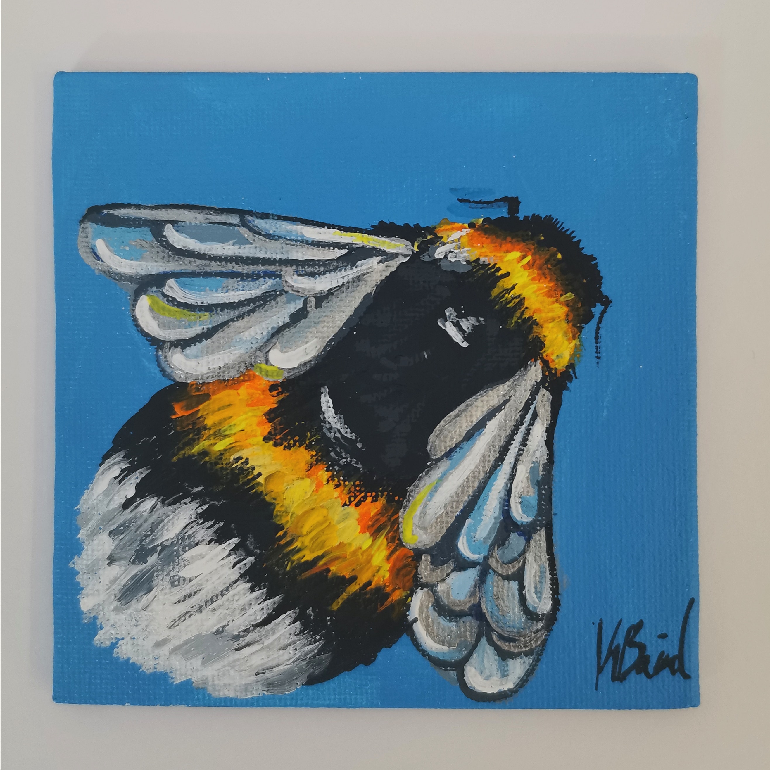 Colourful Bee Painting 