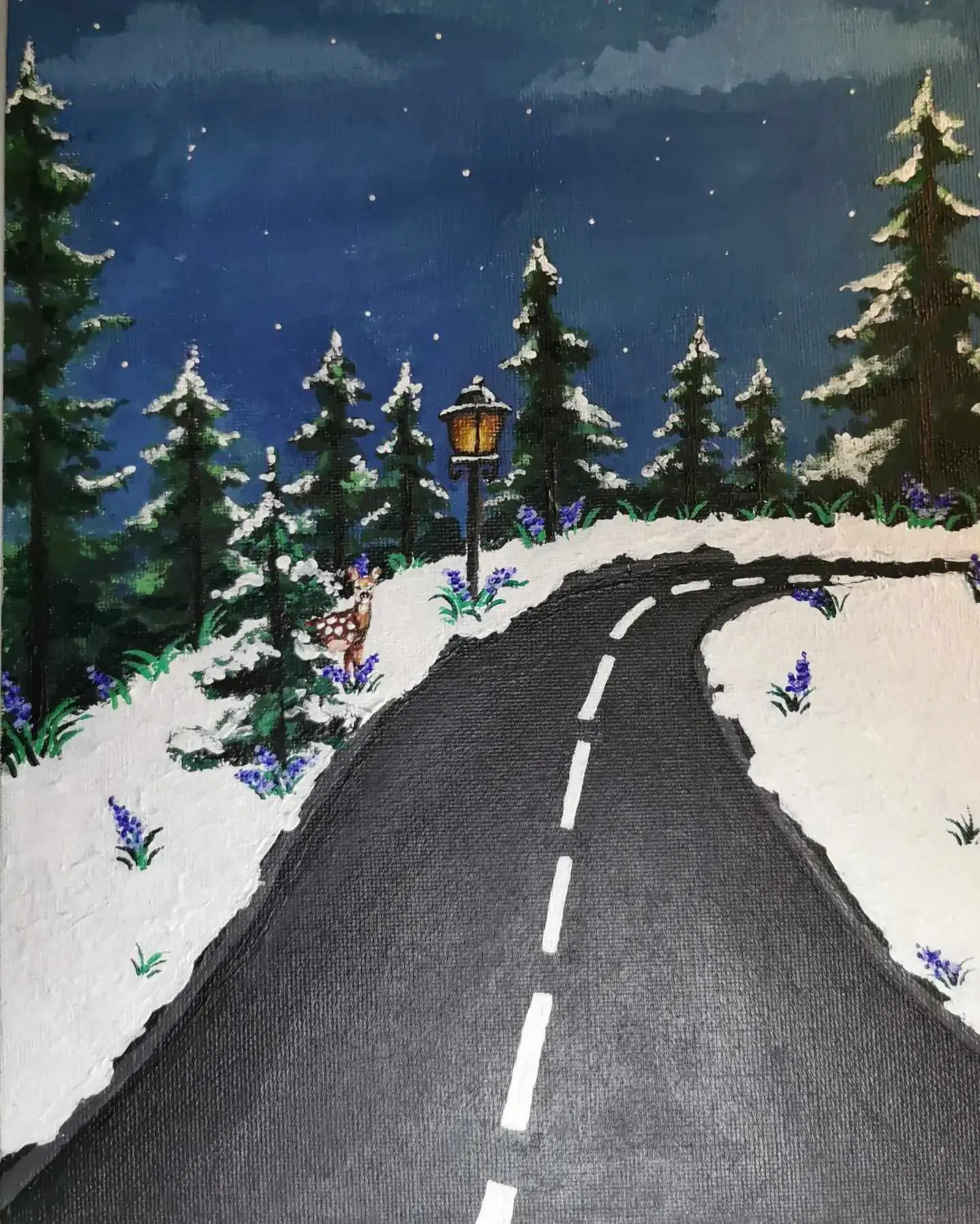 Snowy road
