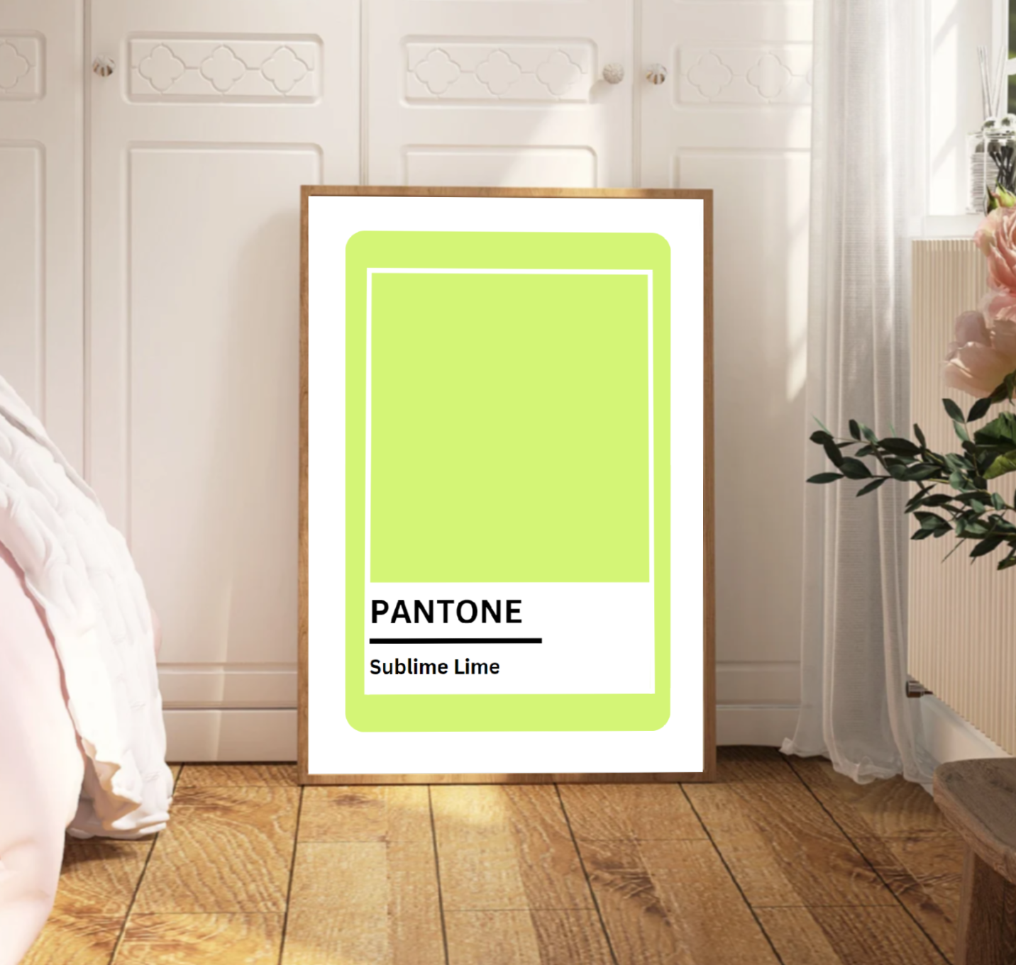 Pantone sublime lime digital print 