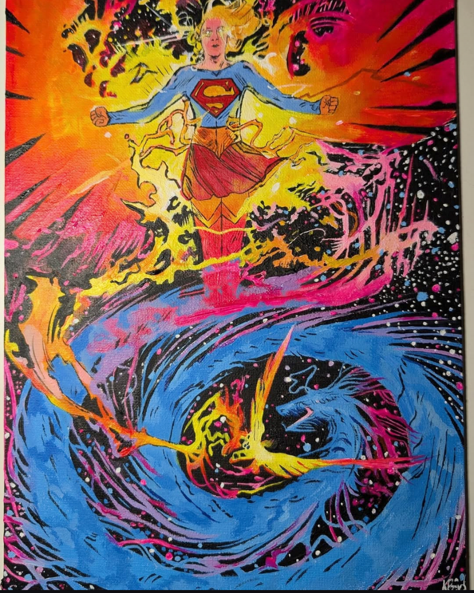 Supergirl painting 