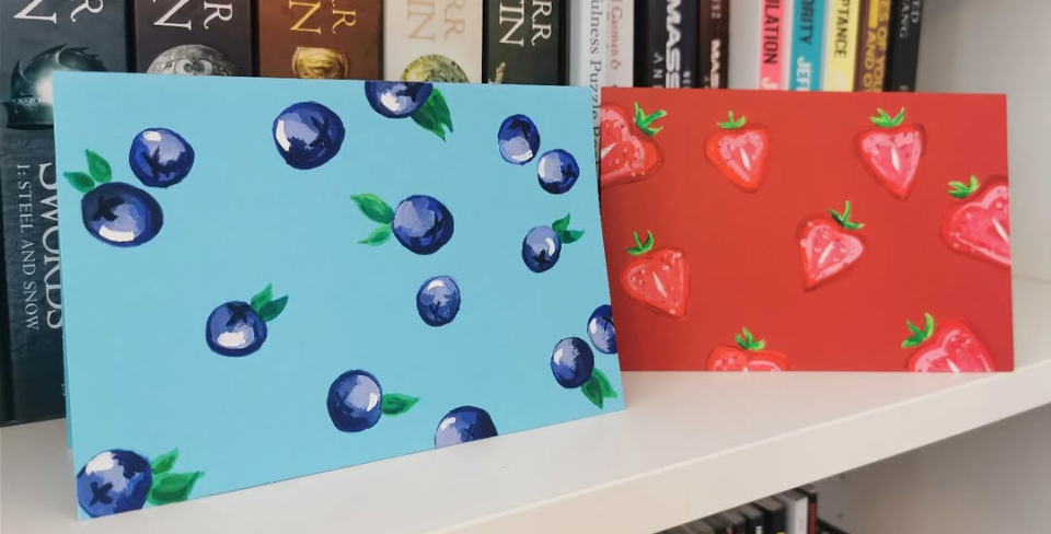 Fruity post cards
