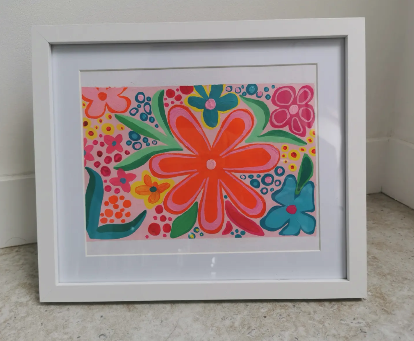 Colourful Floral Painting 