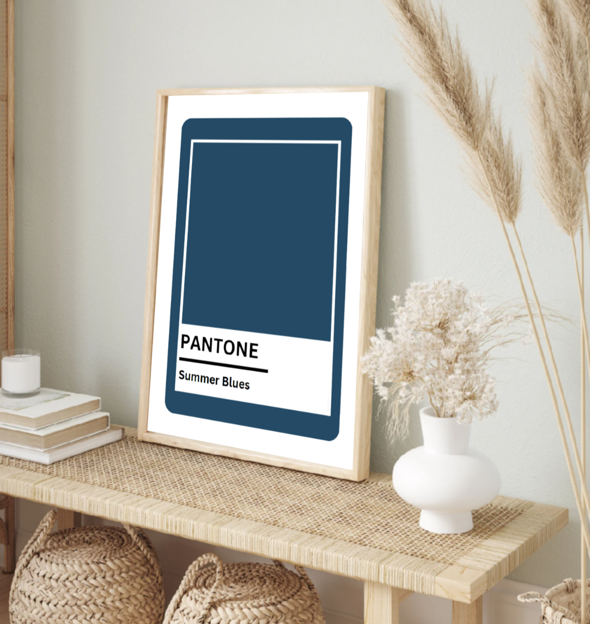 Pantone summer blues digital print