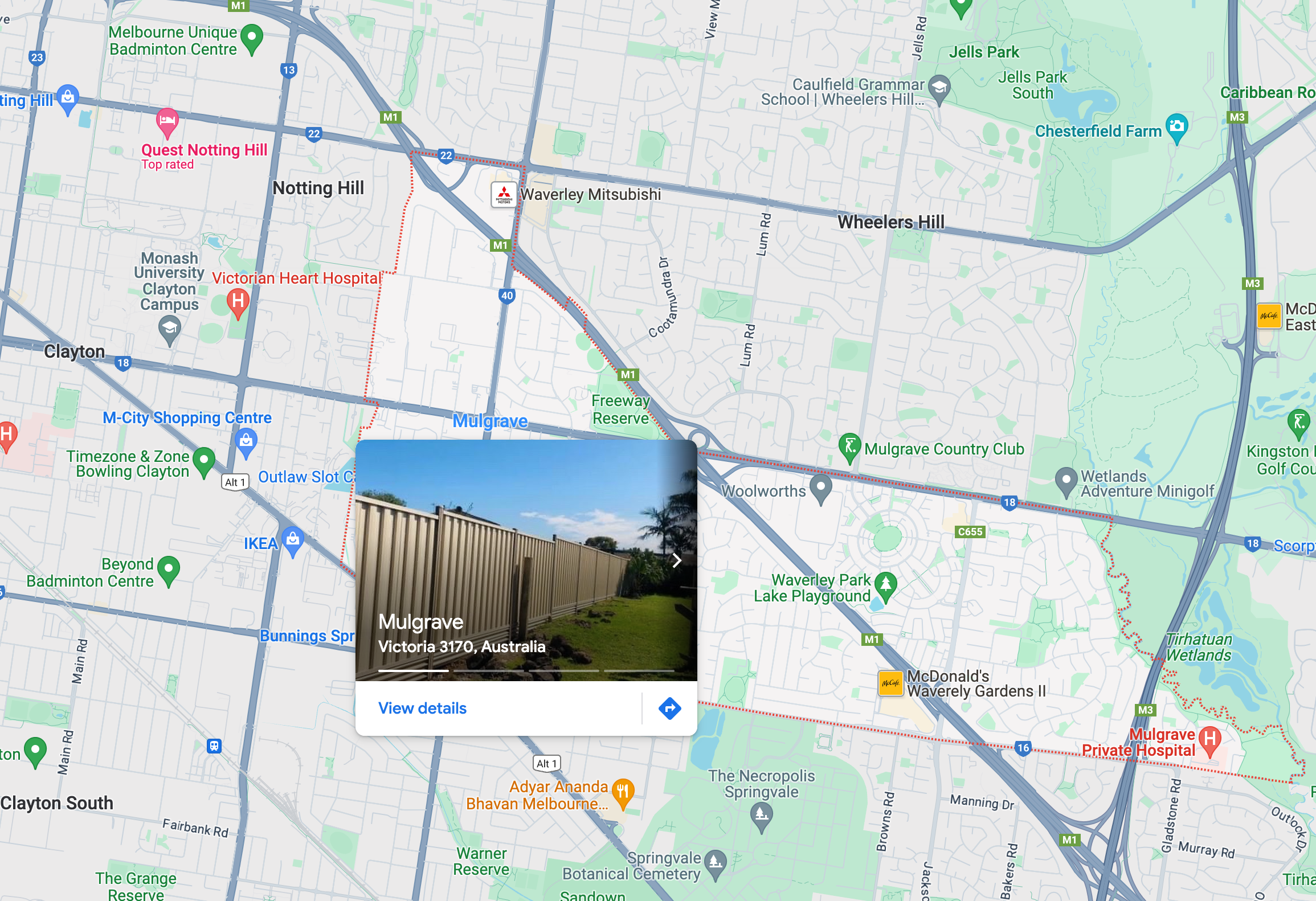 mulgrave, vic