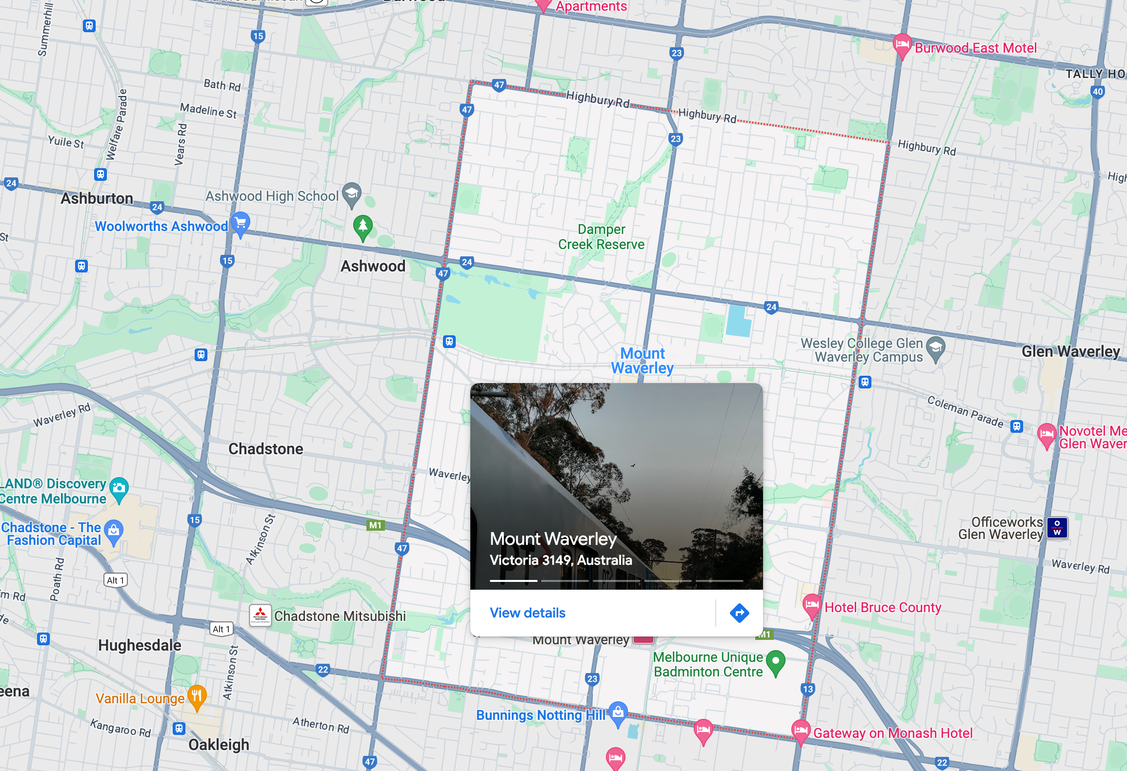 mount waverley, vic