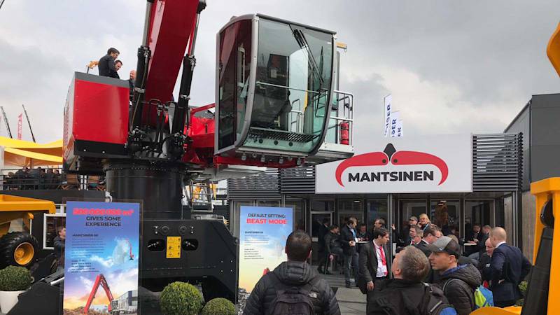 Bauma 2019 Mantsinen stand 1