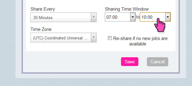 scheduler howto 11-sharewindow