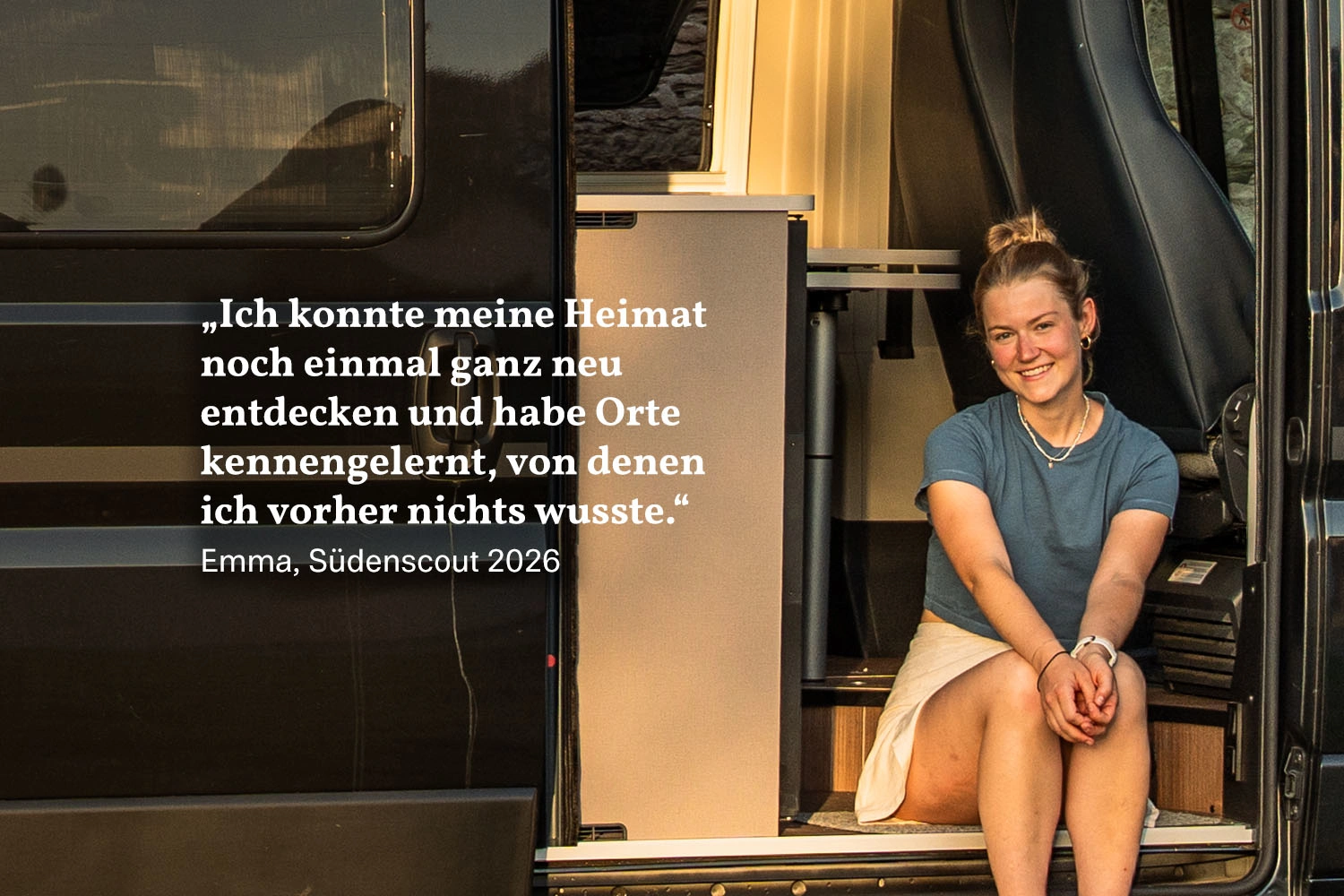 Emma Schmid als Südenscout 2026 für die Region Schwäbische Alb