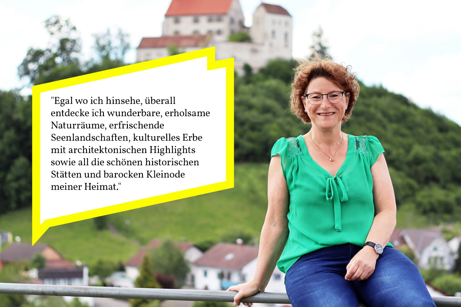 Carmen Rieger als Südenscout 2024 für die Region Oberschwaben-Allgäu.