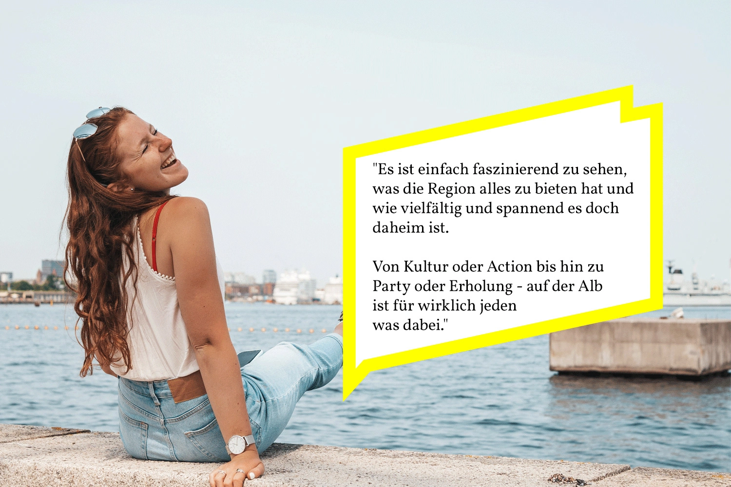Christina Bosch als Südenscout 2024 für die Region Schwäbische Alb.