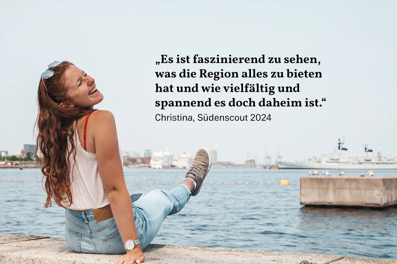 Christina Bosch als Südenscout 2024 für die Region Schwäbische Alb.