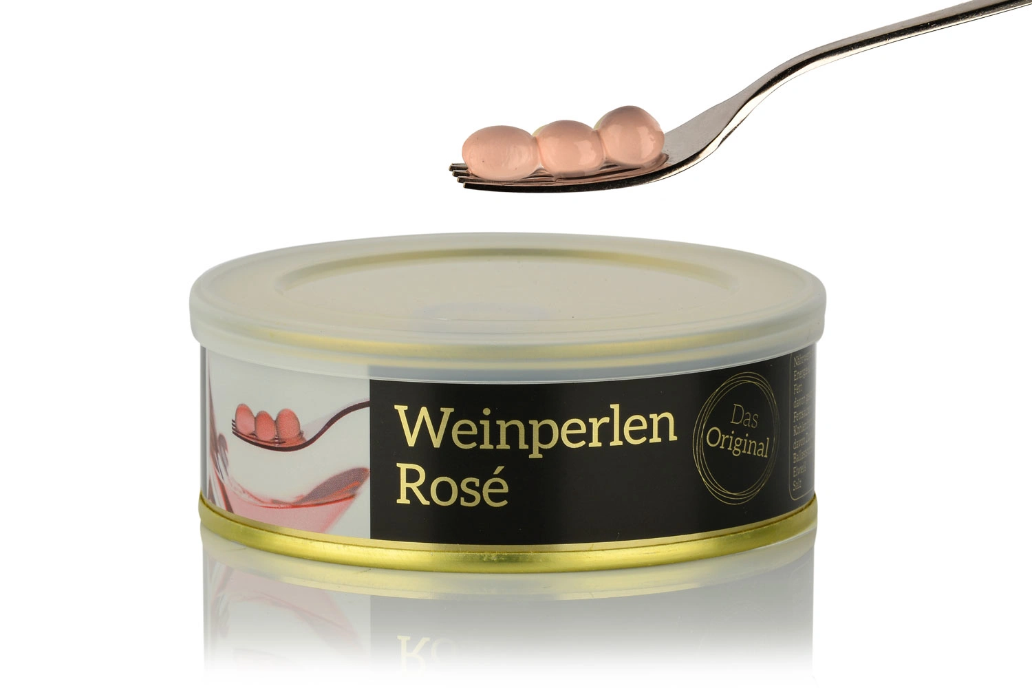 A sealed can of wine pearls