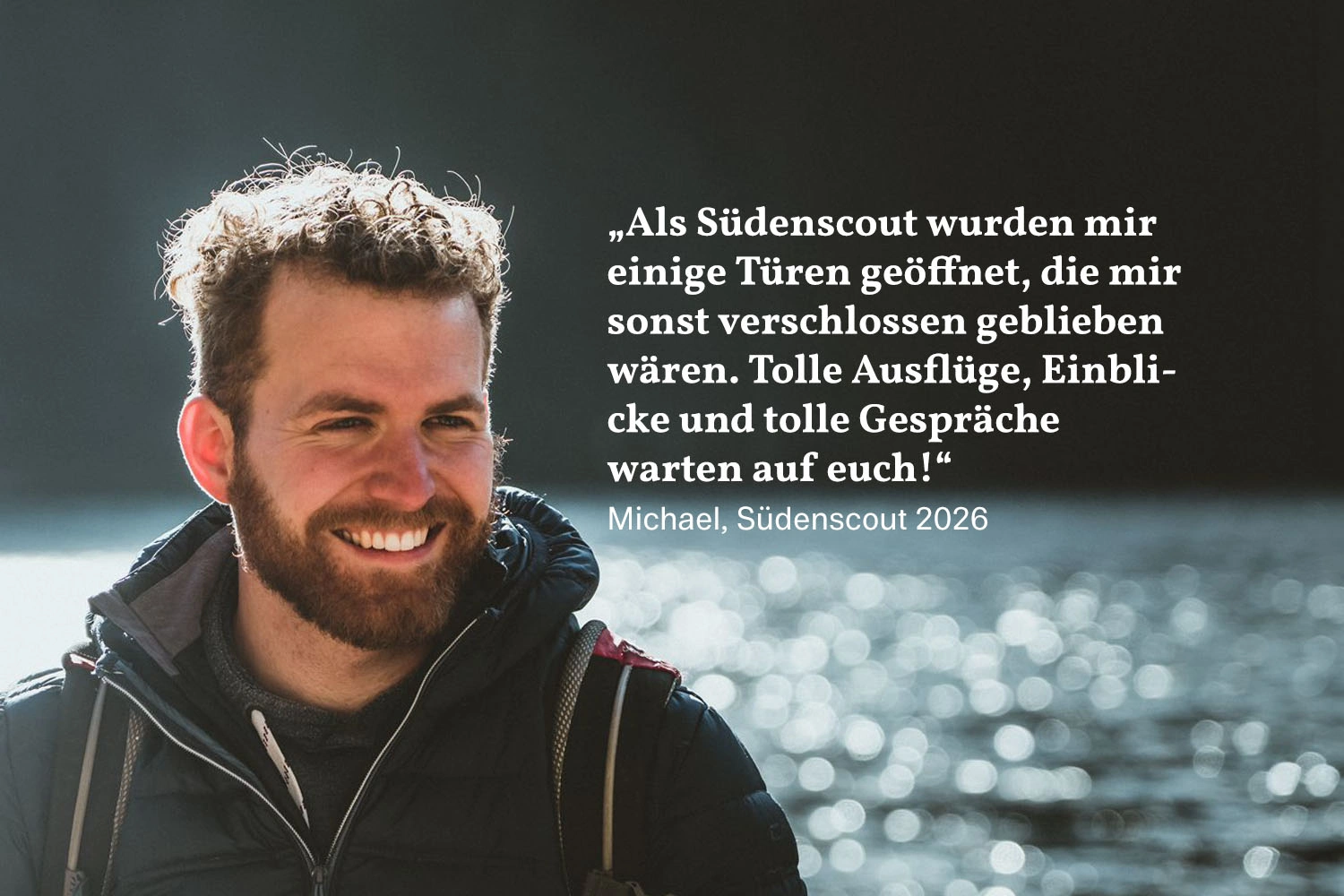 Michael Kotzjan als Südenscout 2026 für die Region Schwarzwald.