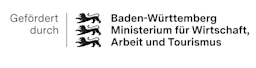 Logo | Wirtschafts-Ministerium | BaWue WM Absenderlogo rgb pos Gefoerdert