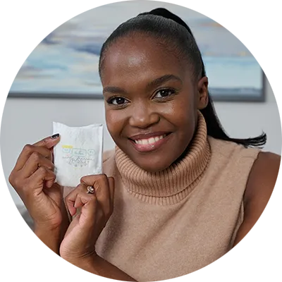 Oti Mabuse holding Pampers Preemies