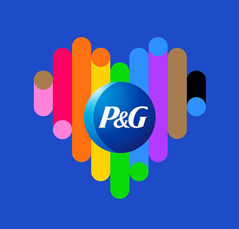 P&G Lead with love logo