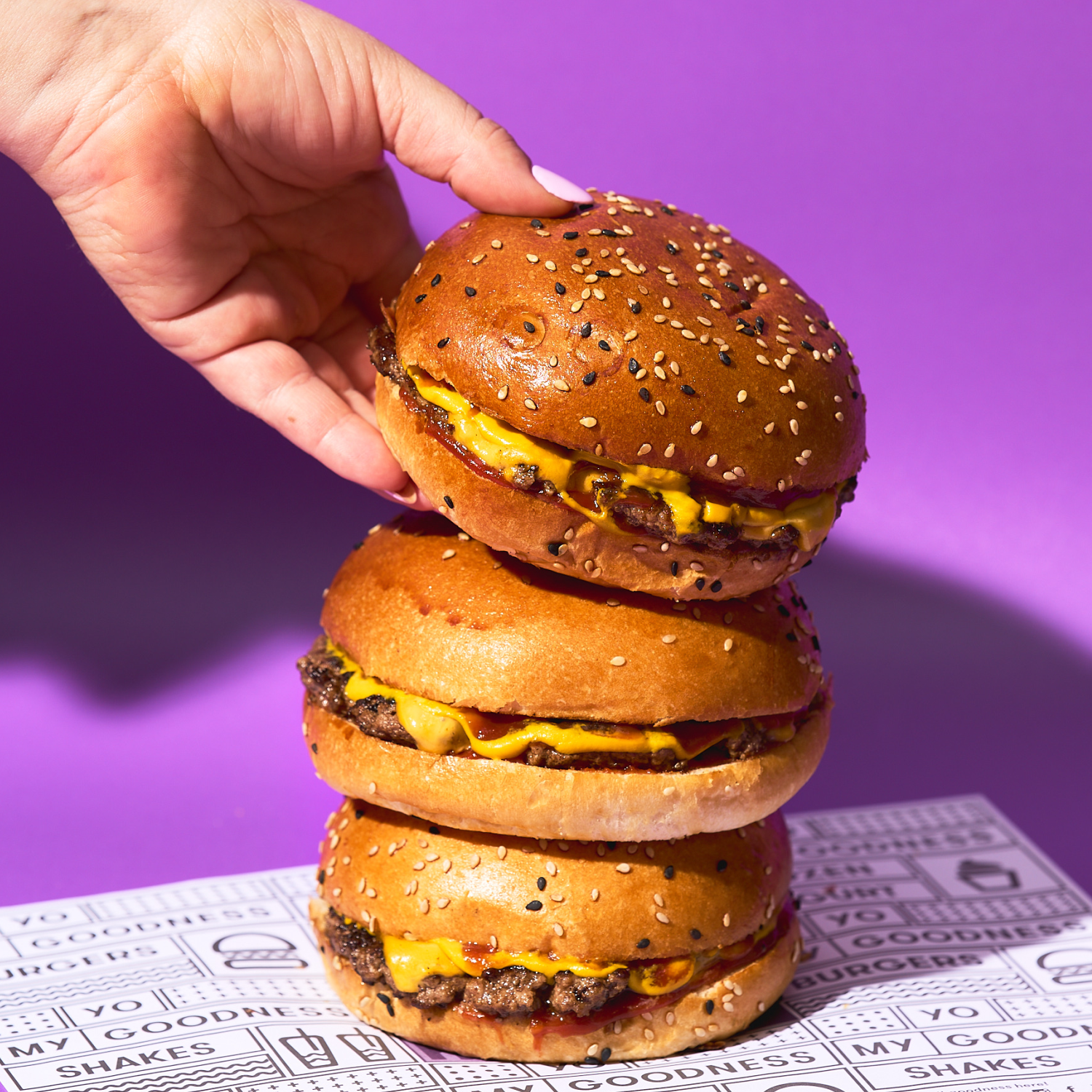 YOMG Yo My Goodness 2 for 1 Cheesy Burgers* at Westfield Chermside