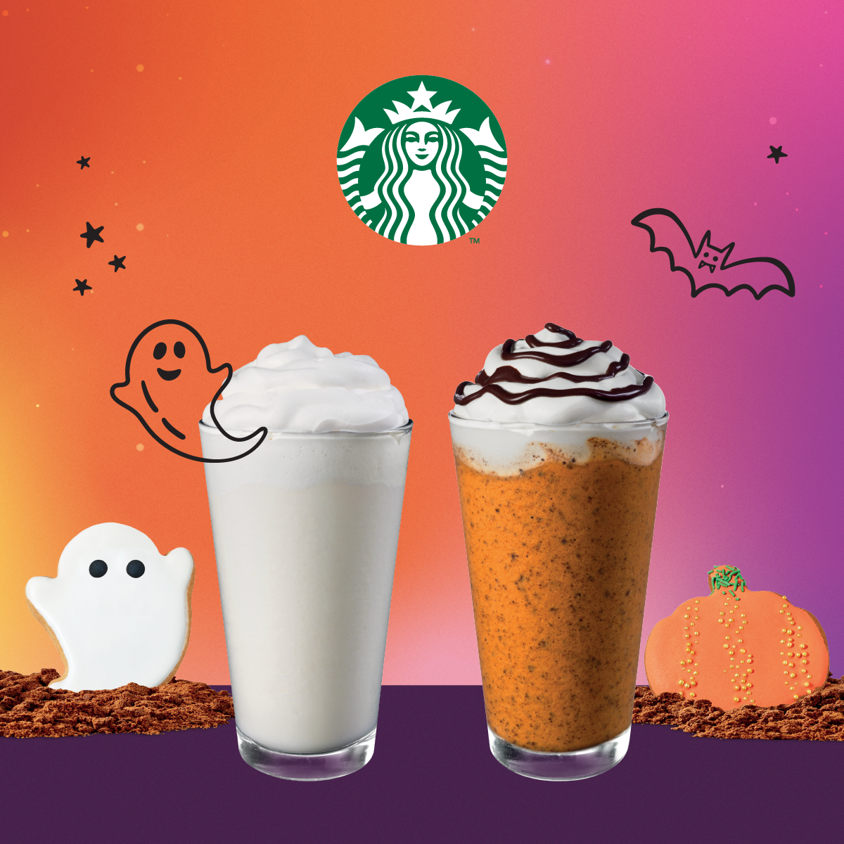 Starbucks Boo! Spooky season has arrived! at Westfield Mt Druitt