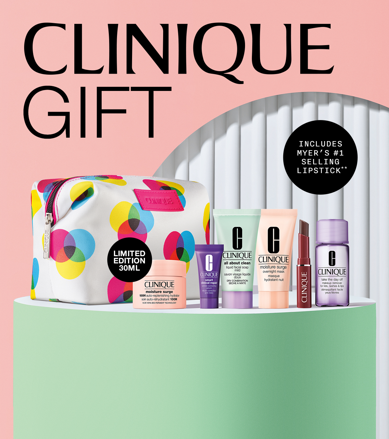 Myer It's gift time at Clinique! at Westfield Geelong