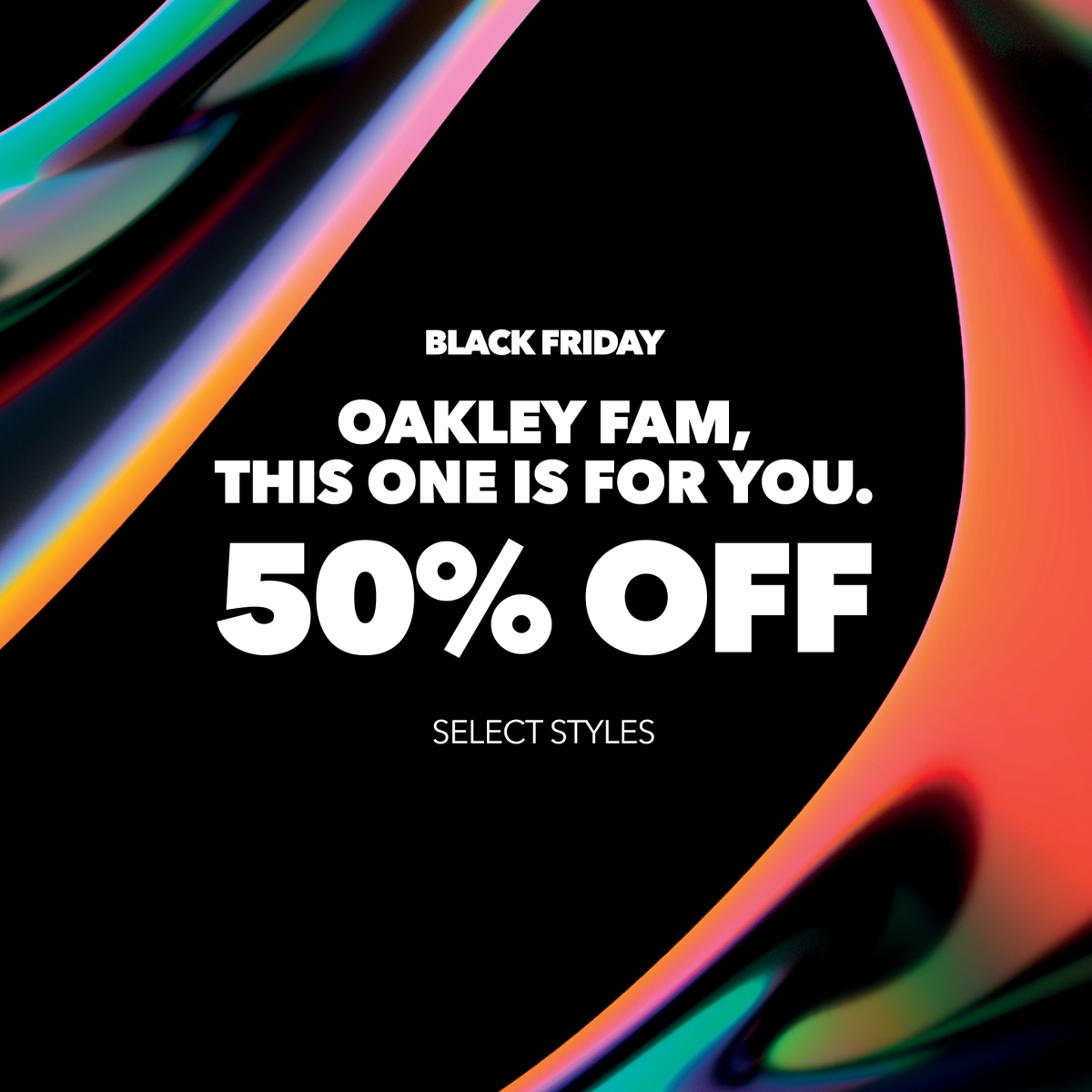 Oakley Black Friday Offer at Westfield Carindale