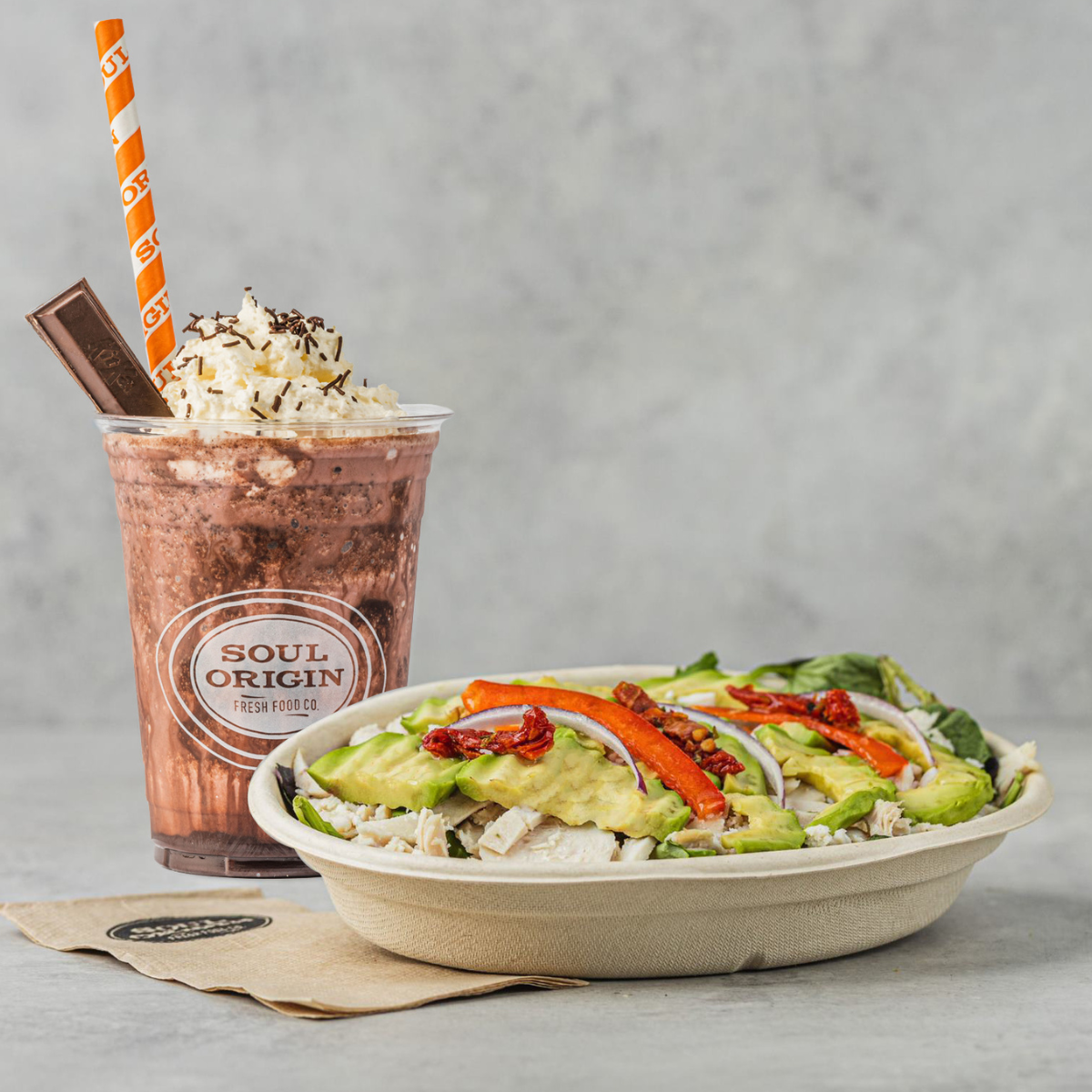 Soul Origin Iced crushers lunch combo at Westfield Belconnen