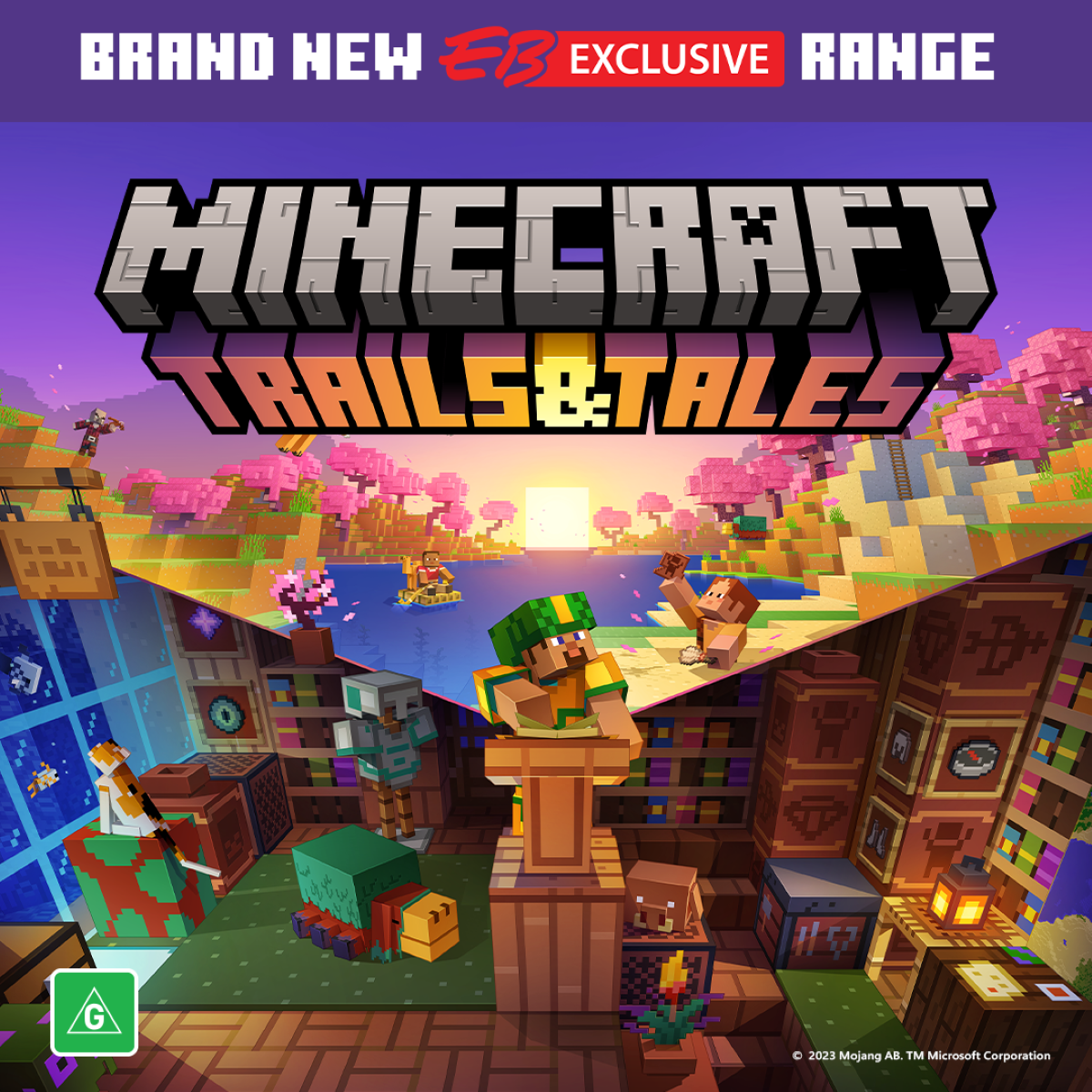 EB Games Minecraft Trails and Tales Range Out Now at Westfield Airport