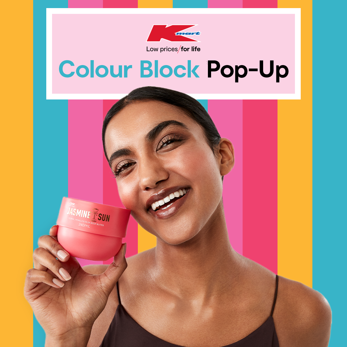 Kmart Colour Block Pop Up at Westfield Bondi Junction