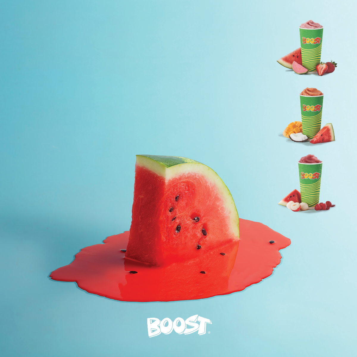 Boost Juice Go easy, melon squeezy at Westfield Marion