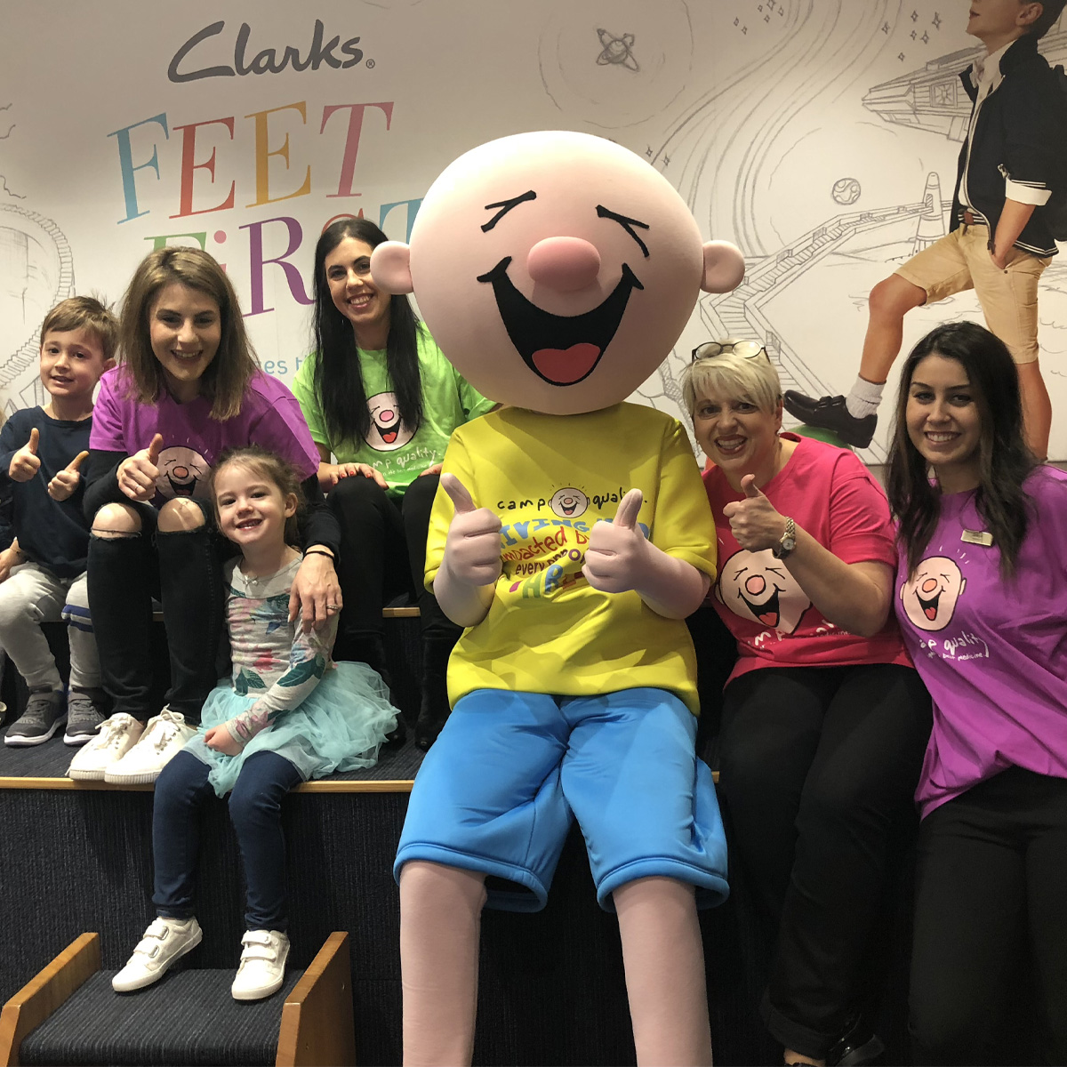 Shoes & Sox Camp Quality Giggle Feet Weekend at Westfield Penrith