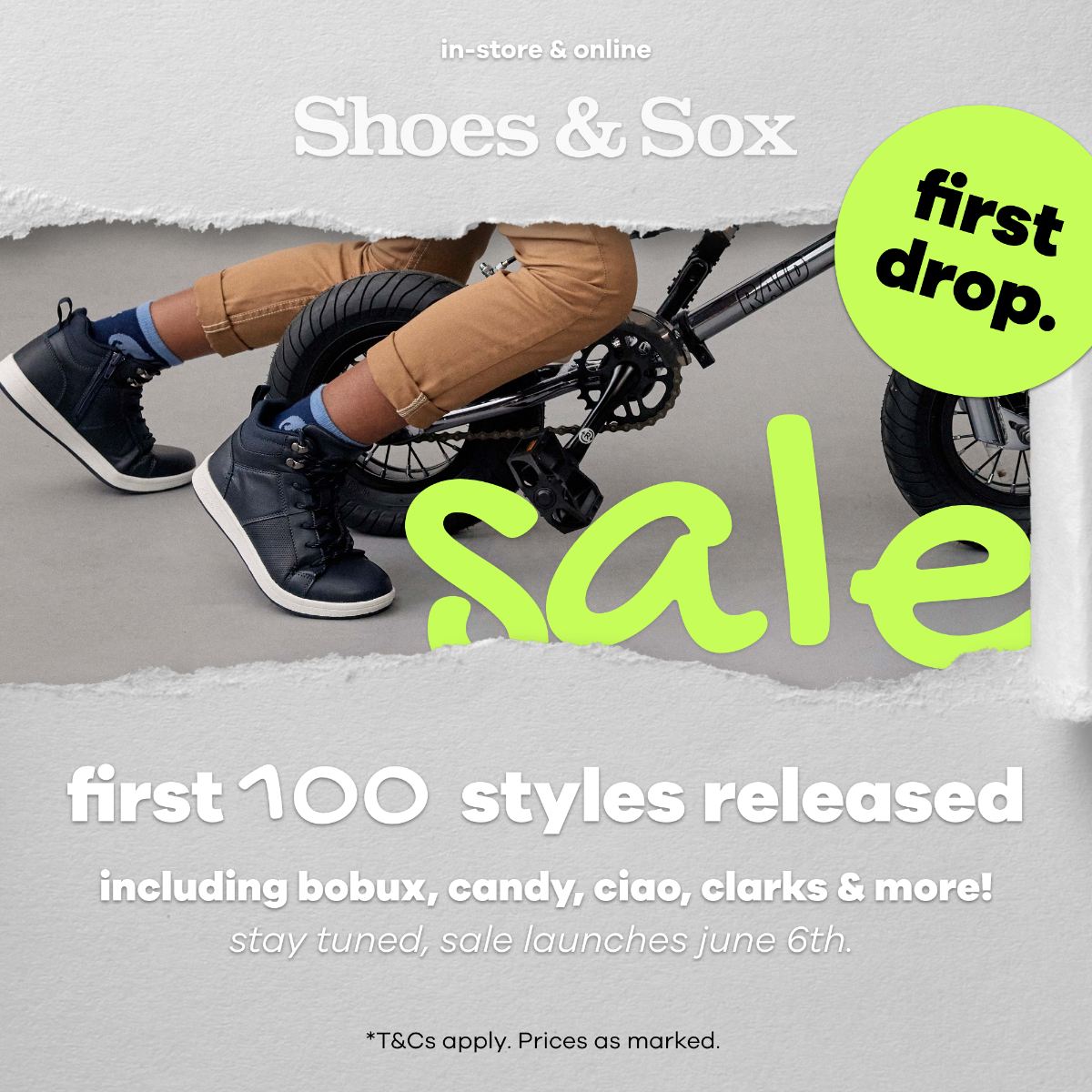Shoes & Sox Sale sneak peek at Westfield Warringah Mall